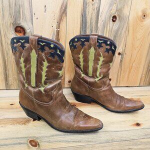 Matisse Short Leather Western Cowboy Boots